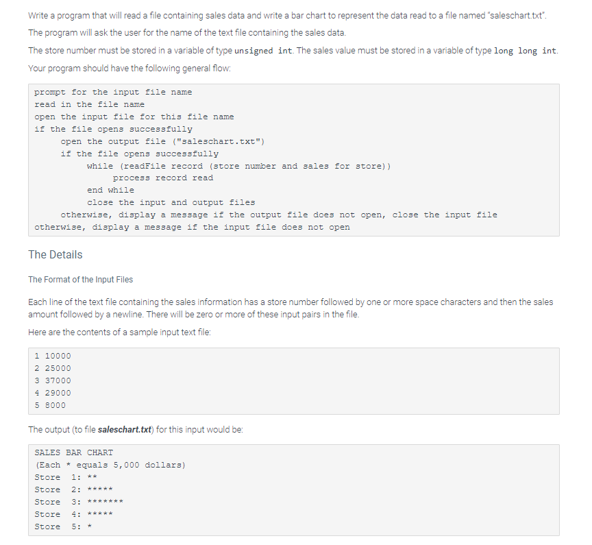 Solved Please write a C++ program with the following | Chegg.com
