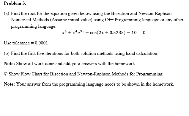Solved Need programming language MATLAB and hand | Chegg.com