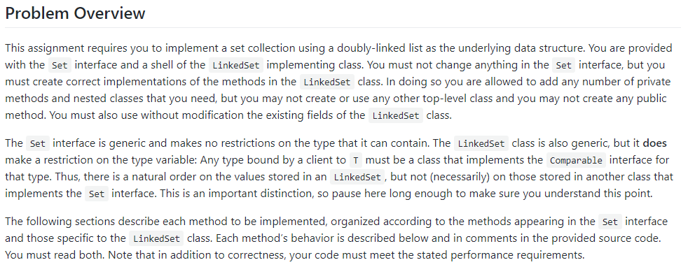 Problem Overview This assignment requires you to | Chegg.com