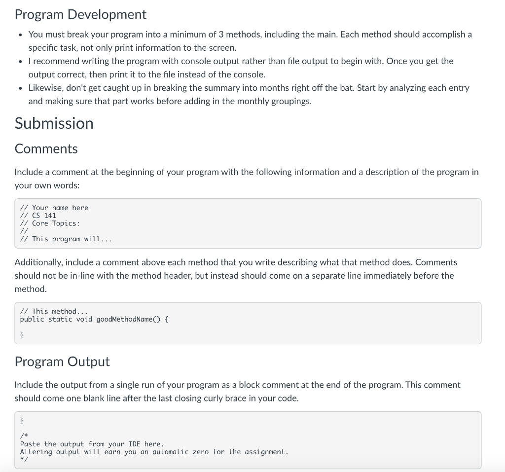 Solved Topics This assignment will give you practice with | Chegg.com