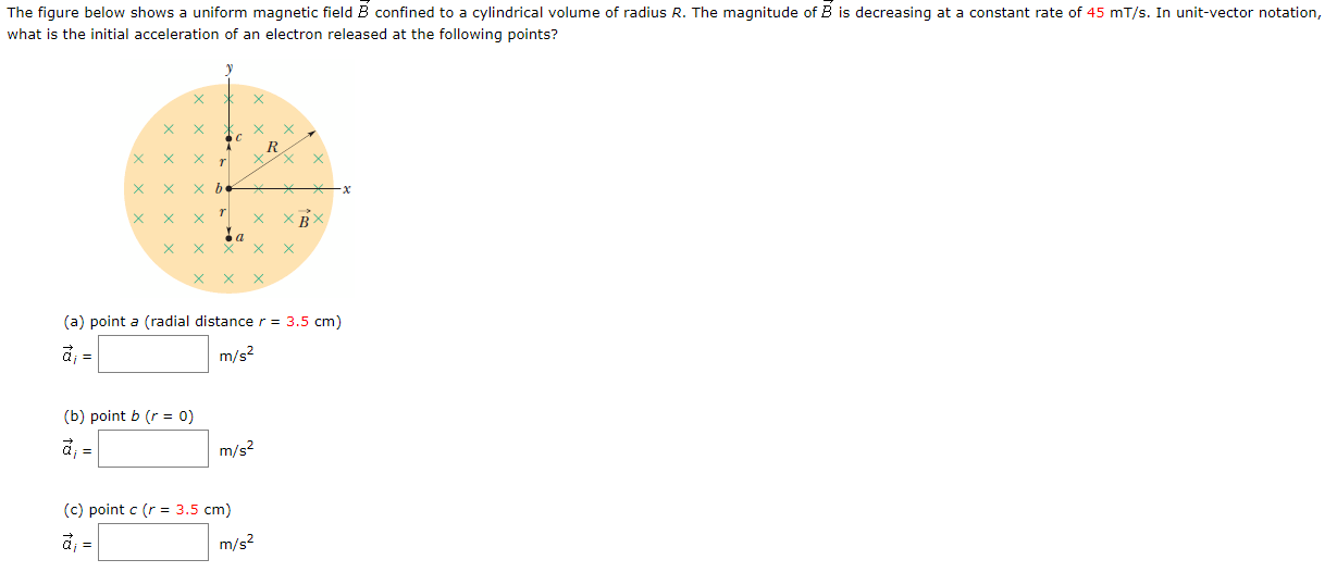 Solved The figure below shows a uniform magnetic field B | Chegg.com