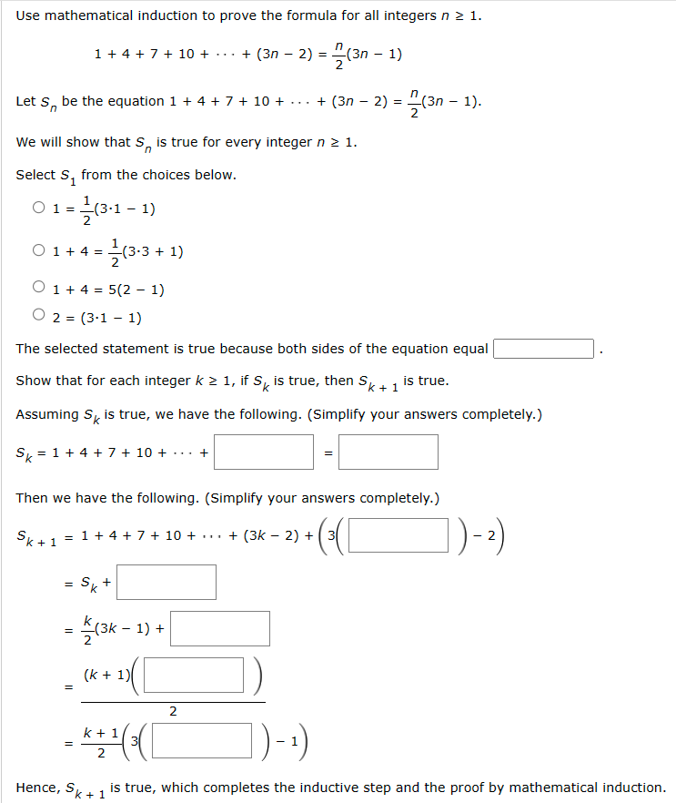 Solved Use mathematical induction to prove the formula for | Chegg.com