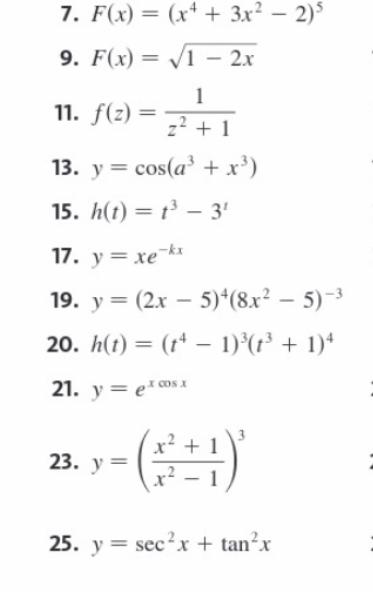 Solved 7 F X X4 3x2−2 5 9 F X 1−2x 11 F Z Z2 11 13