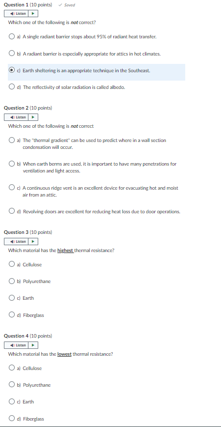 Solved Which one of the following is not correct? a) A | Chegg.com