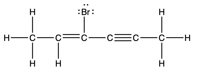 Lewis structure into condensed structure. 