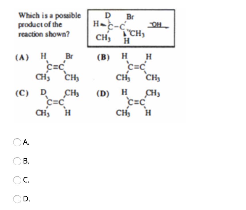 Solved Which Reaction Gives An Ch3 Ch Ch2br Efficient Syn Chegg Com