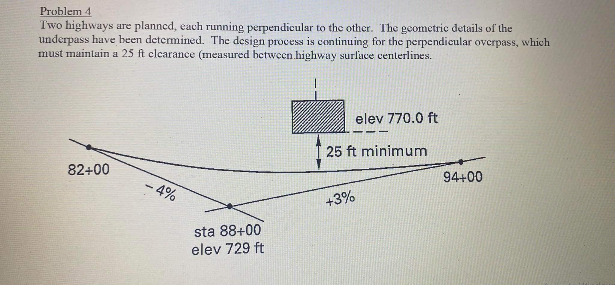 Problem 4 Two highways are planned, each running | Chegg.com
