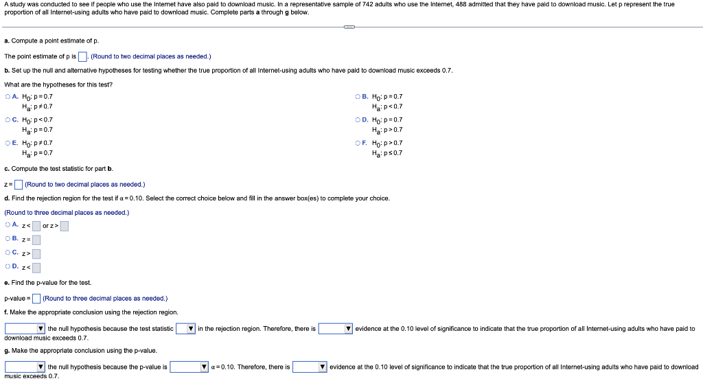 Solved A study was conducted to see if people who use the | Chegg.com