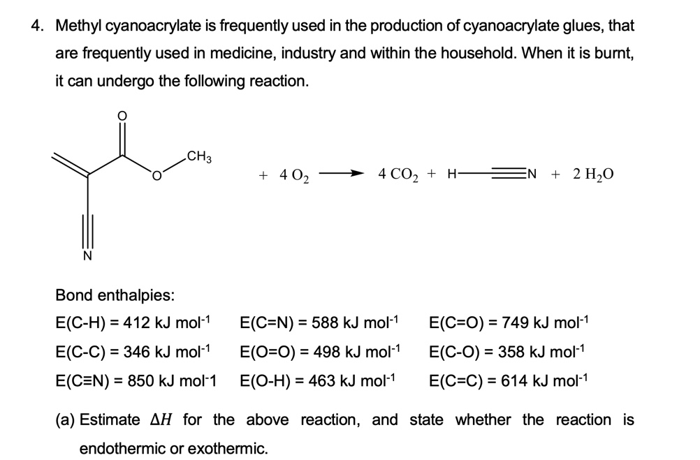 Cyanoacrylate reaction deals