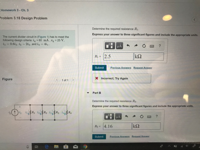 Solved Homework 3-Ch. 3 Problem 3.18 Design Problem | Chegg.com