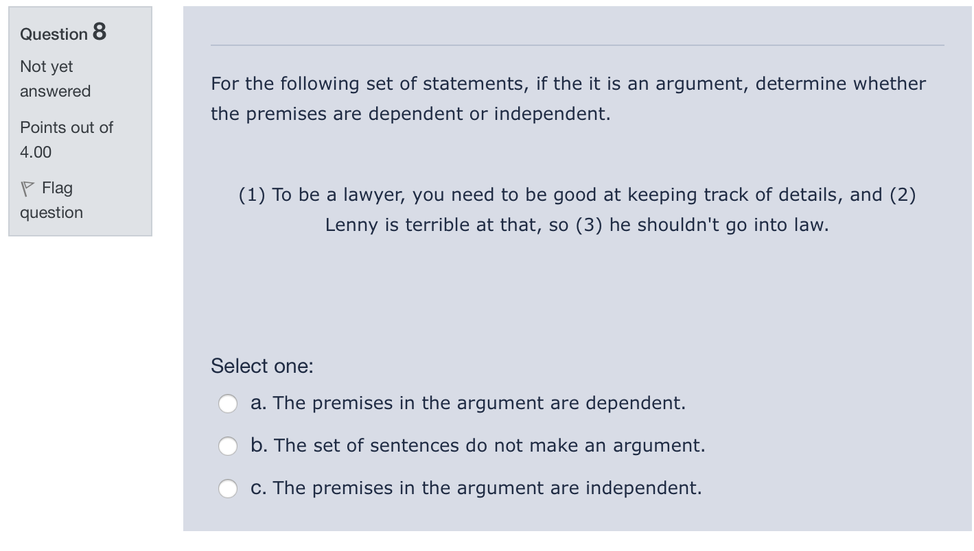 Solved What is the term that best describes the following | Chegg.com