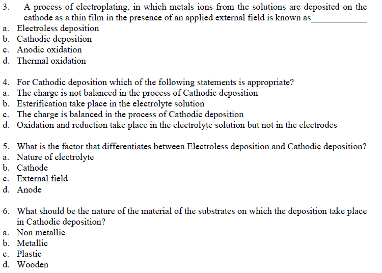 electroplating takes place on