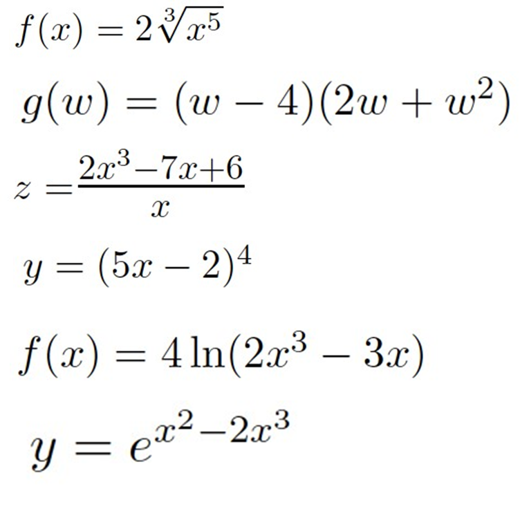 Solved F X 23x5g W W−4 2w W2 Z X2x3−7x 6y 5x−2 4f X 4l