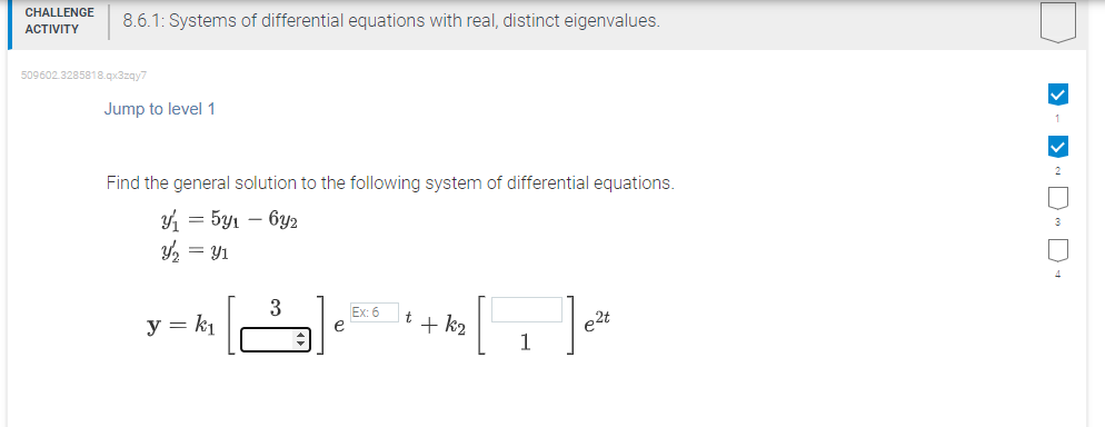 8.6 1 systems of differential equations with real distinct eigenvalues