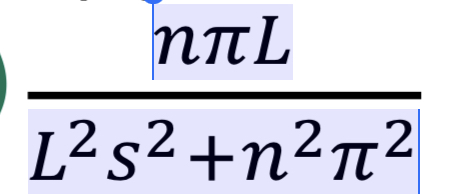 Solved L2S2+n2π2nπL | Chegg.com