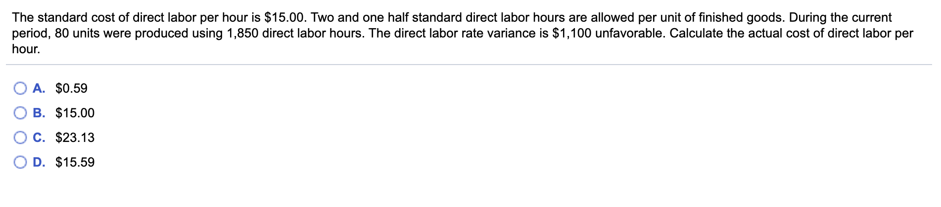 solved-the-standard-cost-of-direct-labor-per-hour-is-15-00-chegg