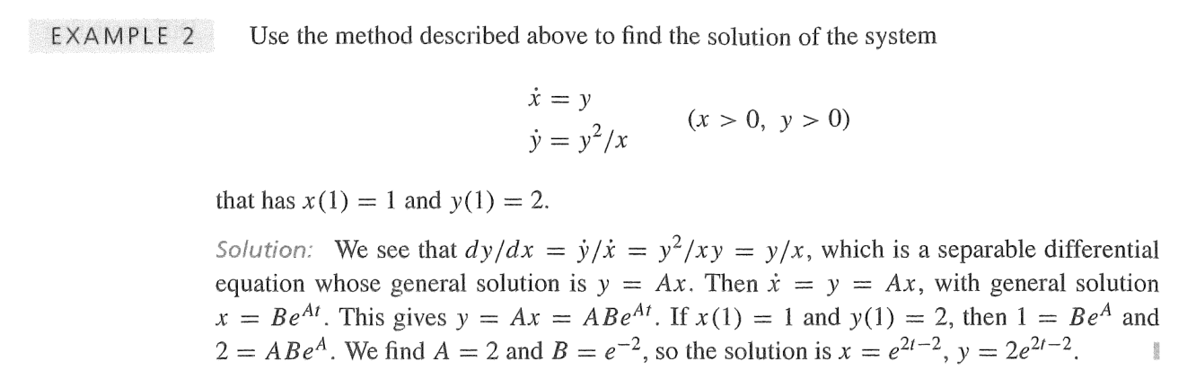 Solved 5. Using the method in Example 2, find the solution | Chegg.com