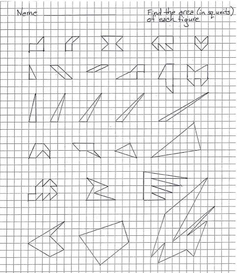 Solved Neme Find the area (in sq.units) of each figure R 14 | Chegg.com