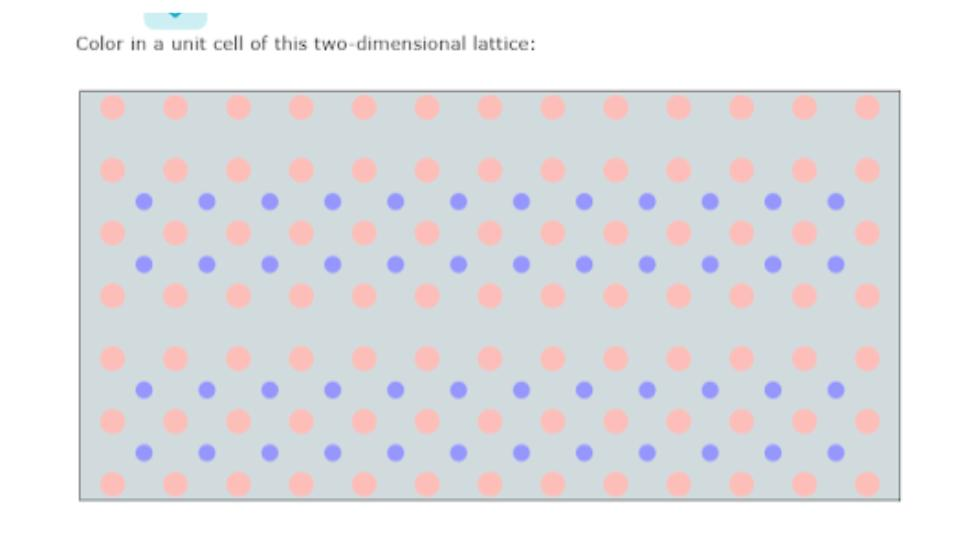 Solved Color in a unit cell of this twodimensional lattice