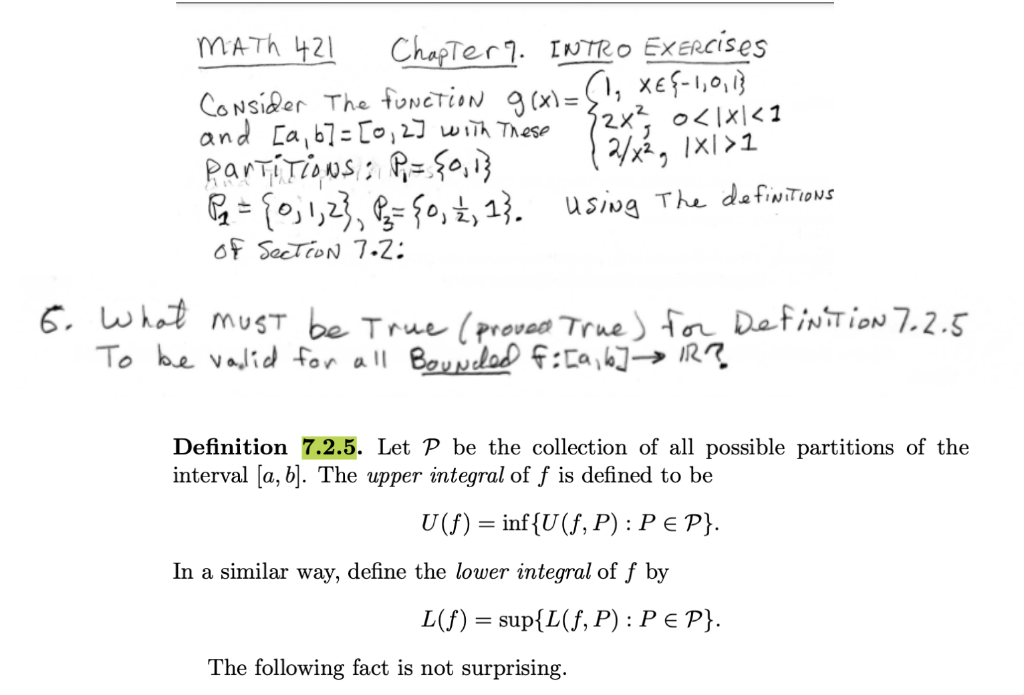 Solved MATH 421 Chapter 7. INTRO Exercises Consider the | Chegg.com