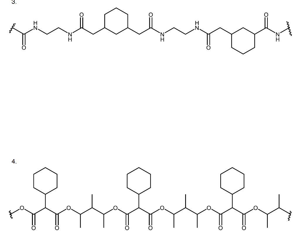 Solved (8 points) For each polymer in Problems #2 - #5 The | Chegg.com