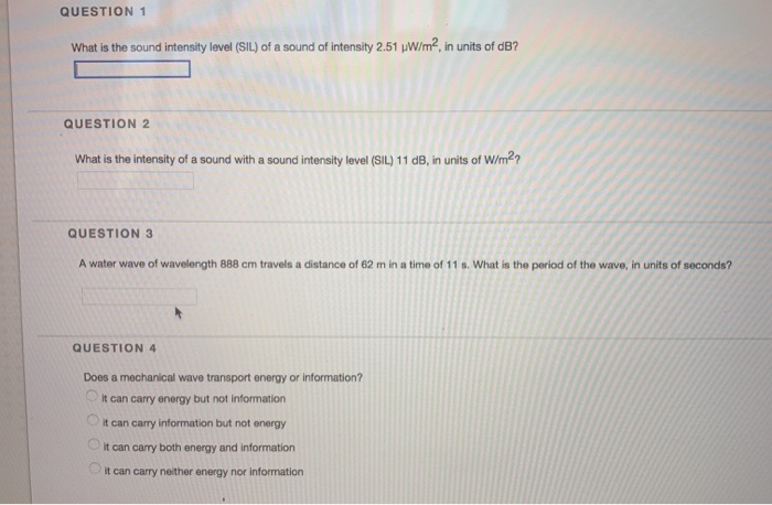 solved-question-1-w-m2-what-is-the-sound-intensity-level-chegg