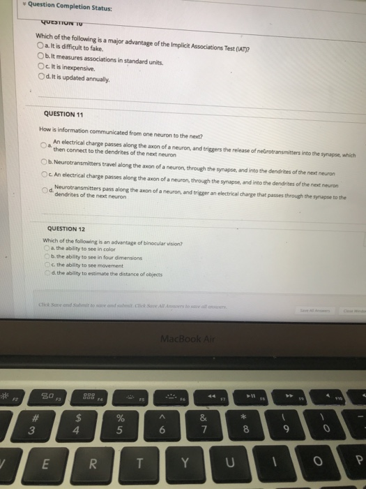 Solved Question Completion Status: QUESTION 1 In a study, | Chegg.com
