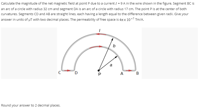 Solved Calculate the magnitude of the net magnetic field at | Chegg.com