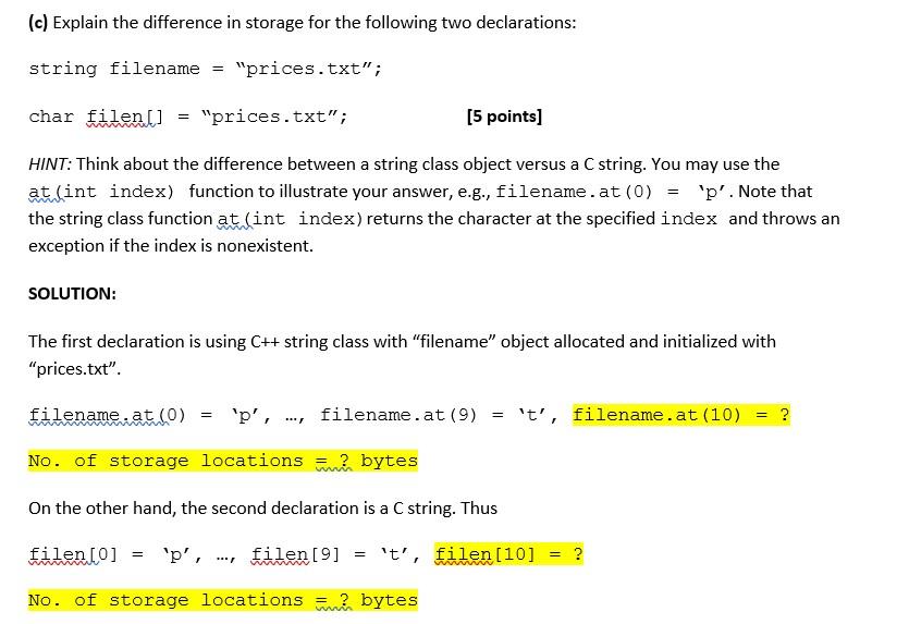 Solved (b) Write a code fragment (a for() loop) to display | Chegg.com
