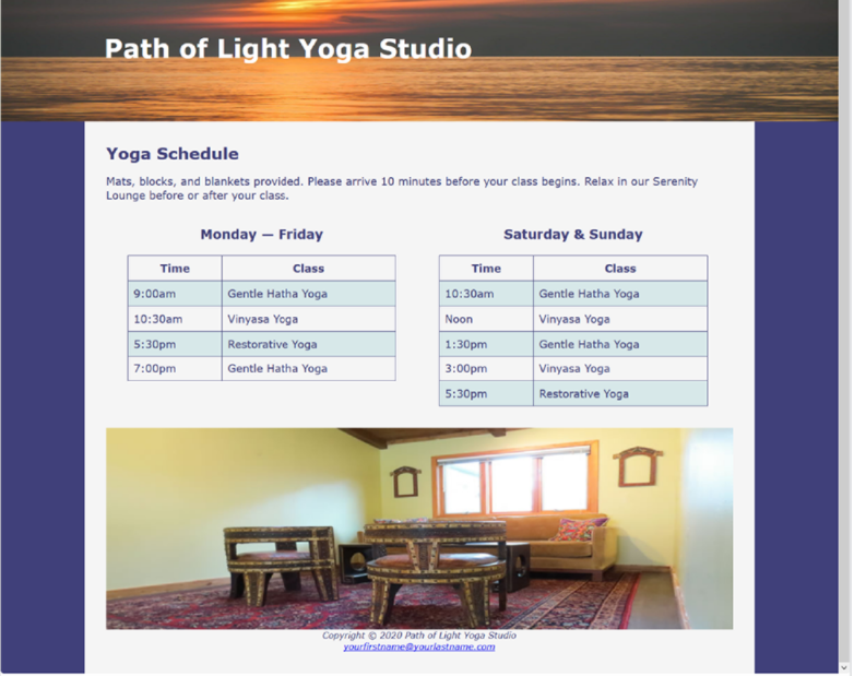 yoga studio case study