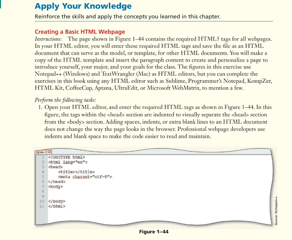 Solved Apply Your Knowledge Reinforce The Skills And Apply | Chegg.com