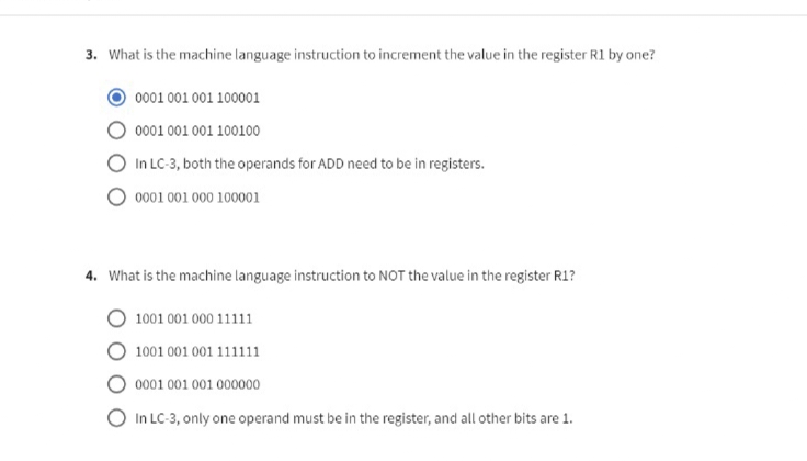 Solved What does the following instructions | Chegg.com