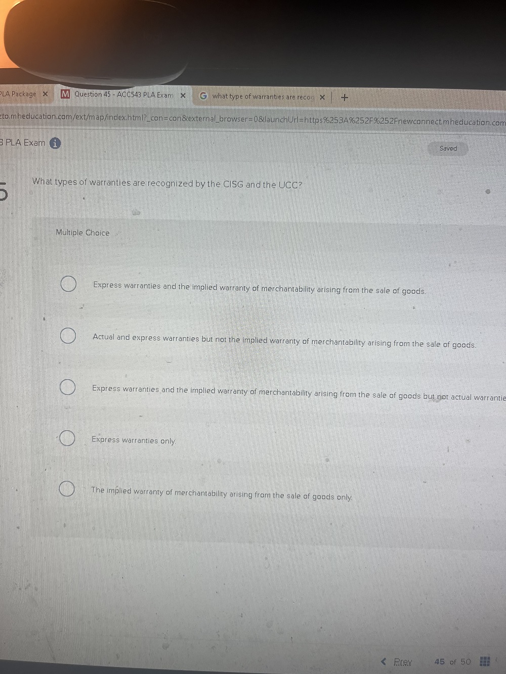 Solved What types of warranties are recognized by the CISG