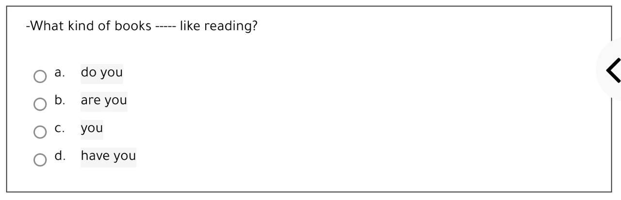 what kind of books do you prefer reading türkçesi