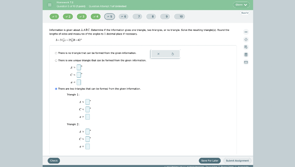 Solved Information is given about . Determine if the | Chegg.com