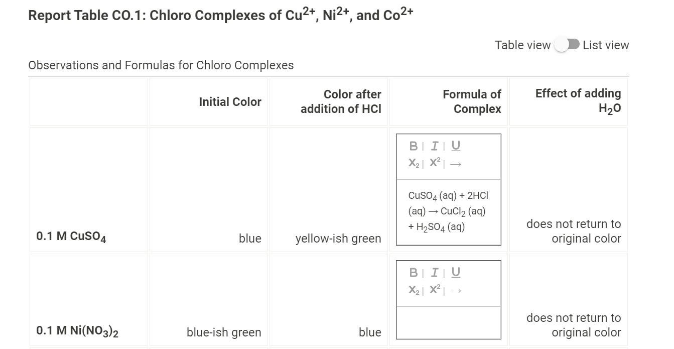 Solved I am not sure what “Formula of Complex” is looking | Chegg.com