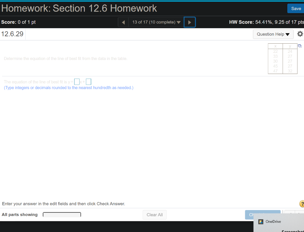 Solved Homework: Section 12.6 Homework Save Score: 0 of 1 pt | Chegg.com