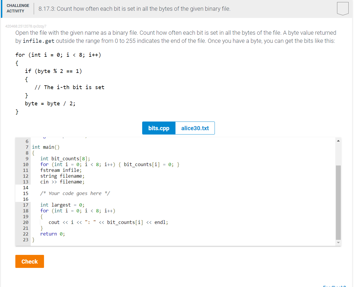 Solved ******MUST BE IN C++****** 8.17.3: Count how often | Chegg.com