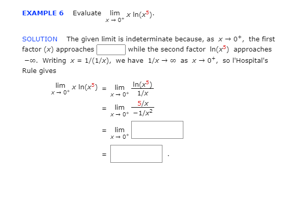 Solved Video Example) EXAMPLE 1 Find the following limit. | Chegg.com