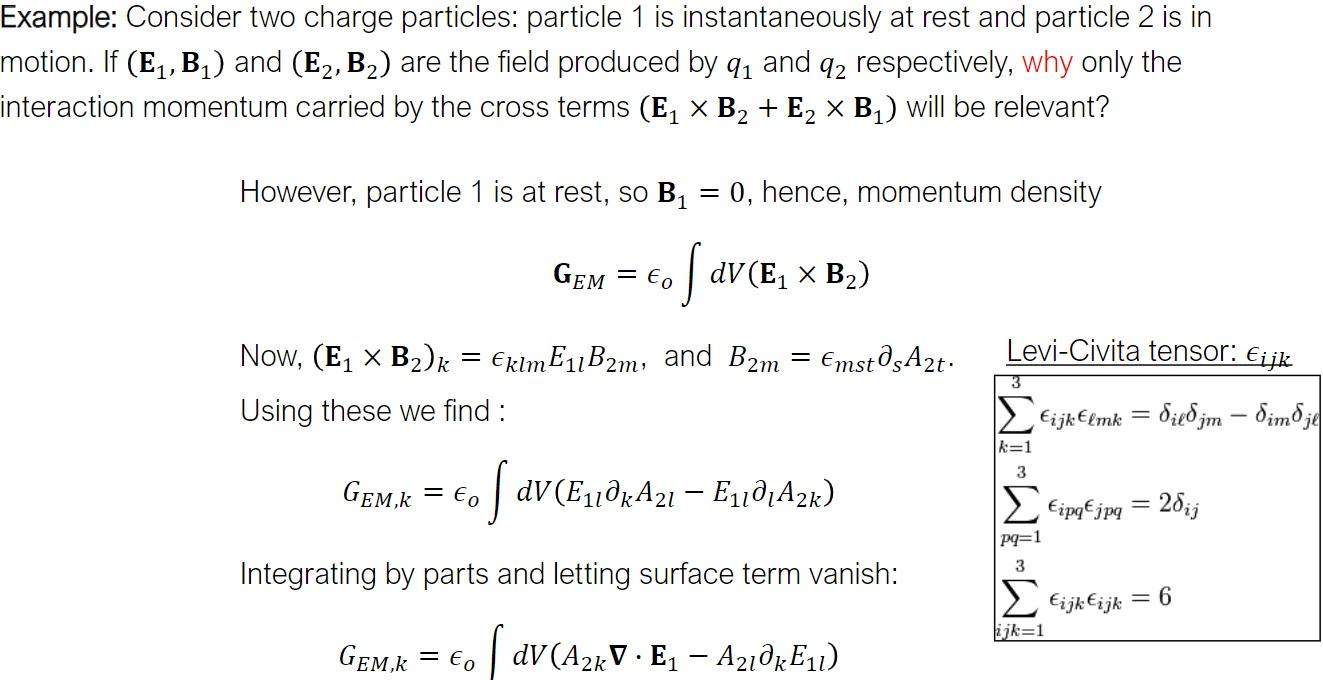 Solved Example: Consider Two Charge Particles: Particle 1 Is | Chegg.com