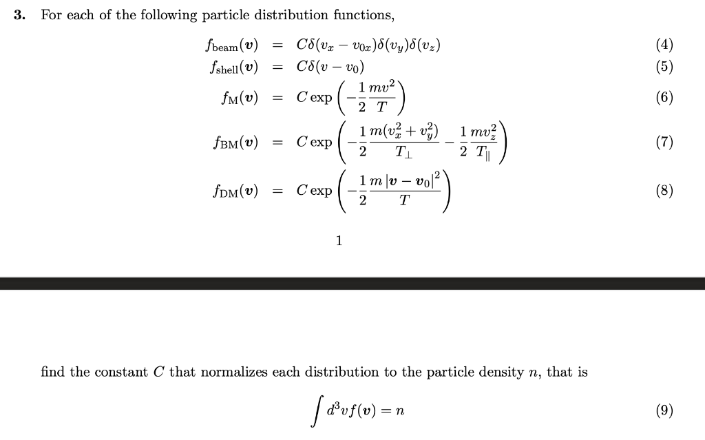 Solved 3 4 5 6 For Each Of The Following Particl Chegg Com