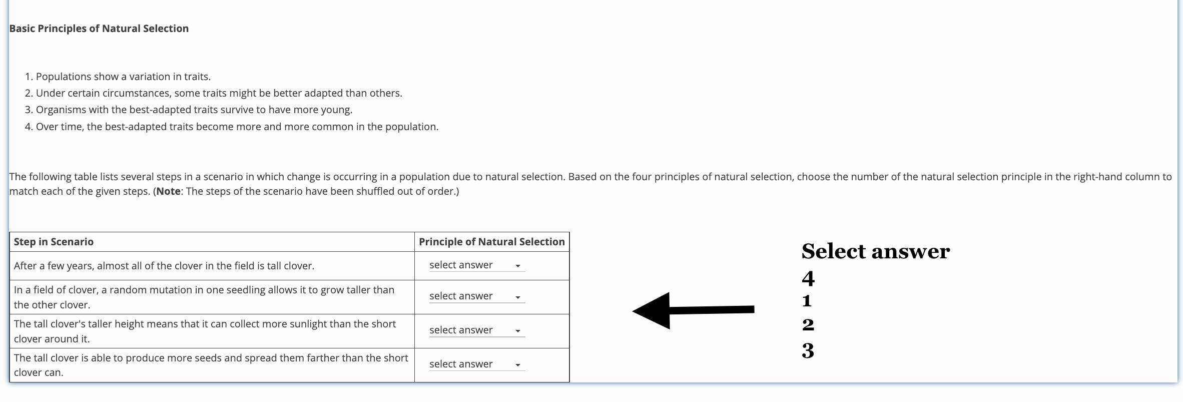 1-understanding-natural-selection-the-key-to-chegg