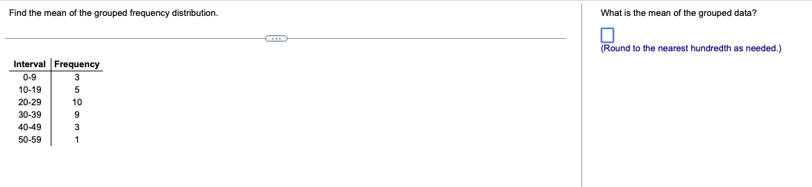 HOW TO FIND MEAN IN GROUPED FREQUENCY DISTRIBUTION visual data 3