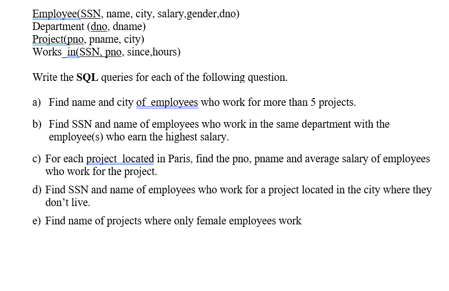 solved-employee-ssn-name-city-salary-gender-dno-depa