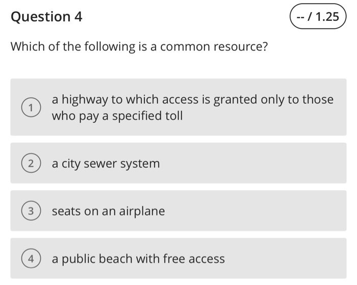 Solved Question 1 / 1.25 Total revenue will decrease if the | Chegg.com
