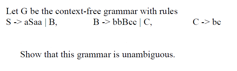 Solved Let G be the context-free grammar with rules S -> | Chegg.com