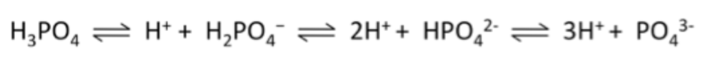 Solved Shown below is the phosphate buffer equilibrium, one | Chegg.com