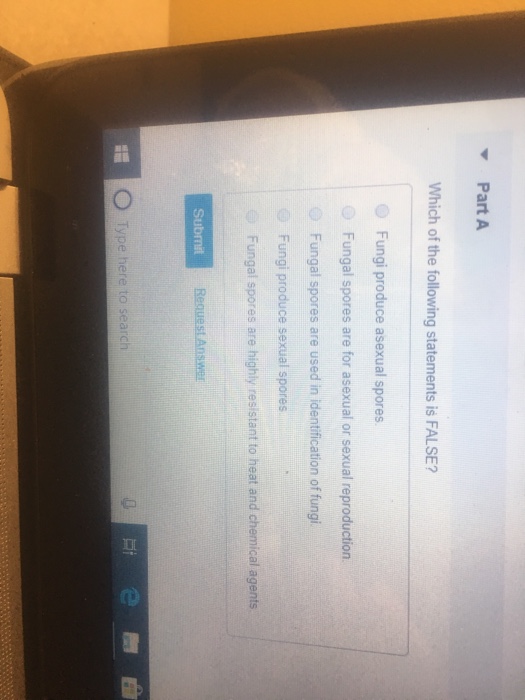 Solved 2 Name 2 Asexual Fungal Spores Studied In Lab 5 Chegg Com