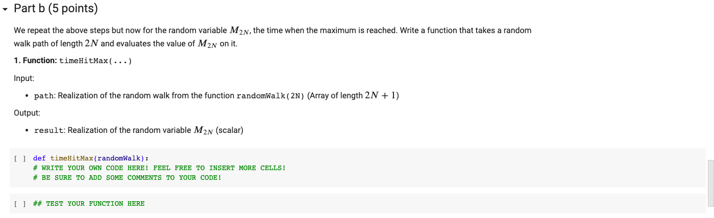 Solved Write a function which takes a path (= realization) | Chegg.com