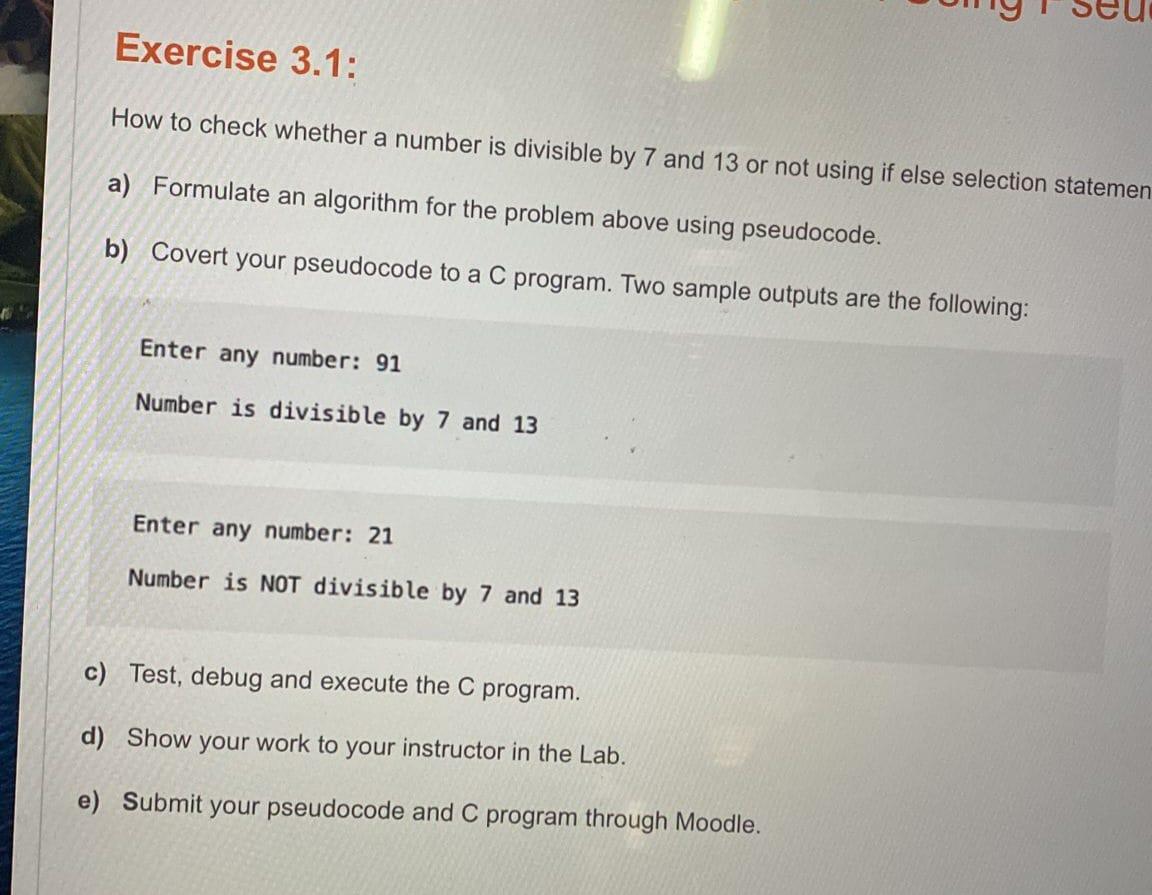 how to find whether a number is divisible by 7